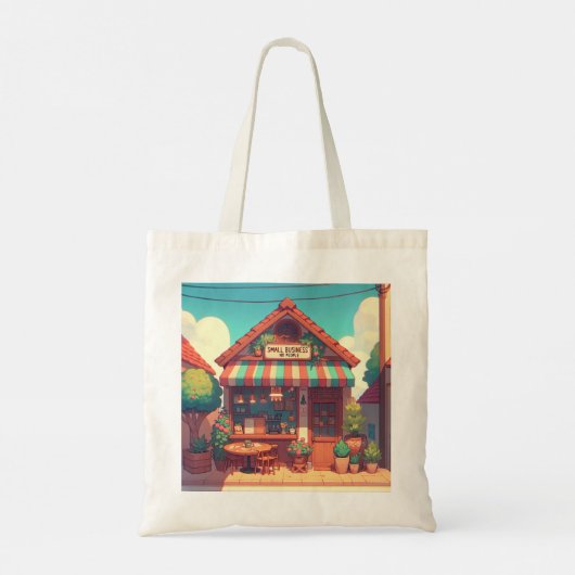 Tote Bag 90s Nostalgic design de paysage (Dos)