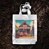 Tote Bag 90s Nostalgic design de paysage