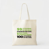 Tote Bag 99 insectes dans le code… (Devant)