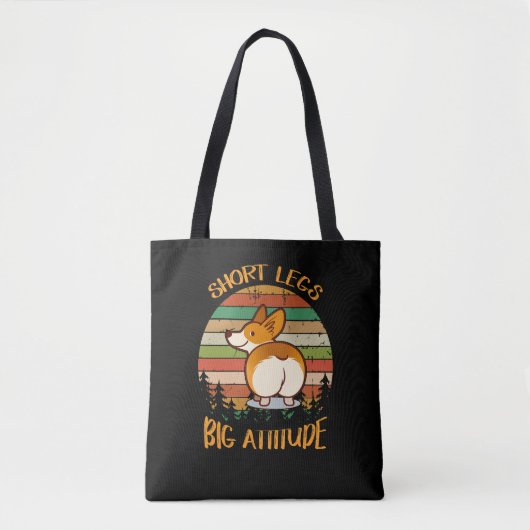 Tote Bag 9 Jambes courtes Grande Attitude (Devant)