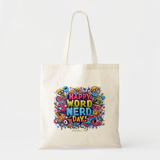 Tote Bag 9 janvier - Jour Nerd (Devant)