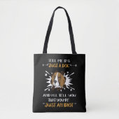 Tote Bag 9 Juste Un Chien Juste Un Beagle Idiot (Devant)