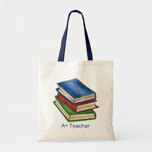 Tote Bag A+ Bibliothécaire de l'enseignant Bibliothèque de  (Devant)