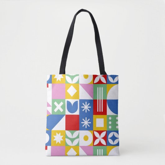Tote Bag A Bold Graphic Pattern  (Devant)