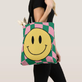Tote Bag à damiers Bliss (De près)