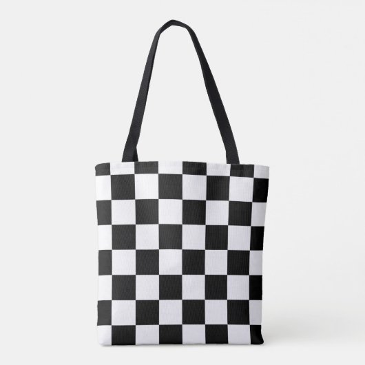Tote Bag À damiers, drapeaux (Dos)