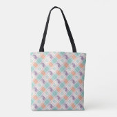 Tote Bag à damiers Pâques (Dos)