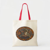 Tote Bag A dragon reading for learning and enjoyment. (Devant)