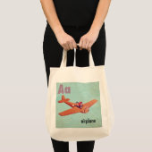Tote Bag A est pour avion (Devant (produit))