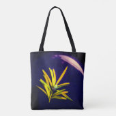 Tote Bag À feuillage persistant sur Blue Fourre-tout (Dos)