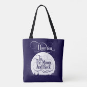 Tote Bag À la lune et au dos (Dos)