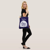 Tote Bag À la lune et au dos (Sur le modèle)