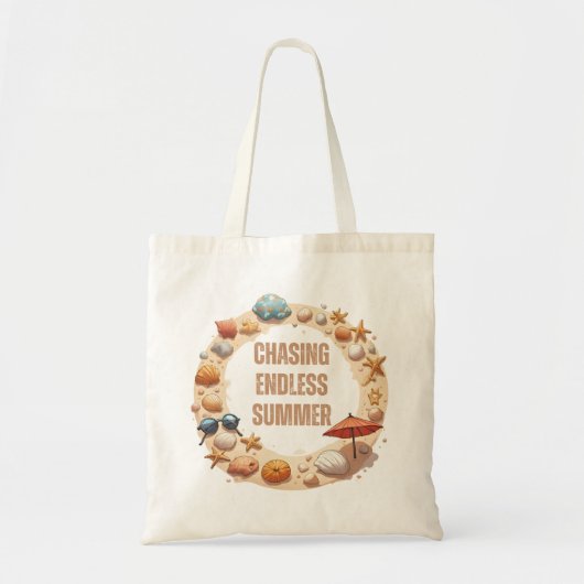 Tote Bag À la poursuite de l'été sans fin (Devant)