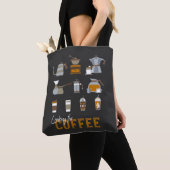 Tote Bag À la recherche d'un délicieux verre de café (De près)