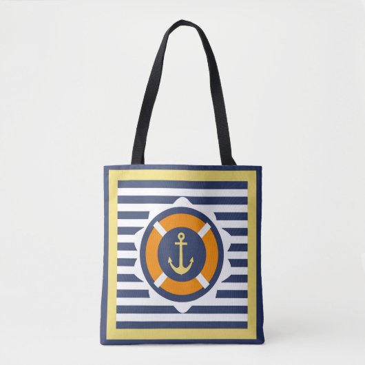Tote Bag À l'Ancre (Devant)