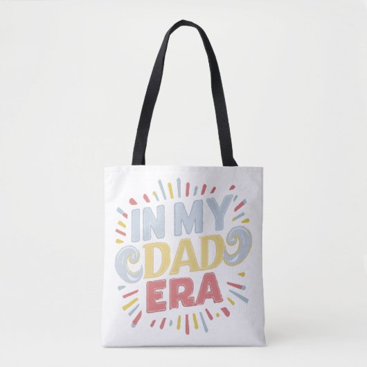 Tote Bag À l'époque de mon papa (Devant)