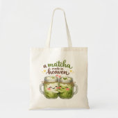 Tote Bag A Matcha Made in Heaven Cute Funny Pun (Devant)