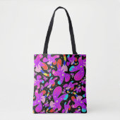 Tote Bag À motif floral (Devant)