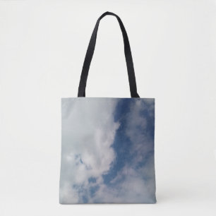 Tote Bag A peine voir le ciel, à travers les nuages