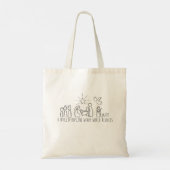Tote Bag A Thrill oh Hope Nativité croquis (Dos)