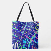 Tote Bag A travers le ciel nocturne (Dos)