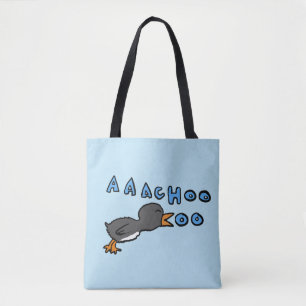 Tote Bag Aaachoooo Penguin