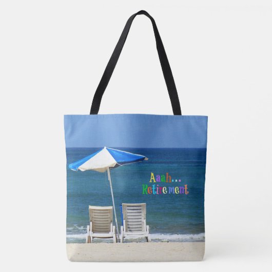 Tote Bag Aaah...Retraite (Devant)