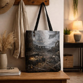 Tote Bag Abandoned Port — Pirate Harbor Scene Poster