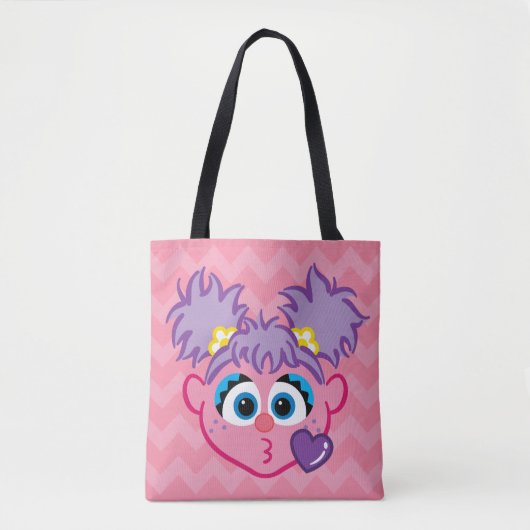 Tote Bag Abby Face Jetant un baiser (Devant)