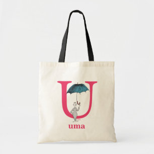 Tote Bag ABC du Dr Seuss : Lettre U - rose   Ajouter Votre 