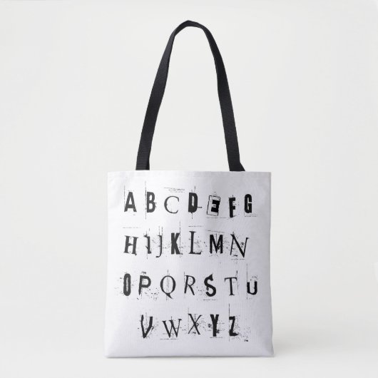 Tote Bag ABC du rock punk (Devant)