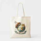 Tote Bag Abee le changement - Sensibilisation De l'environn (Devant)