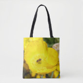 Tote Bag Abeille baignée de jaune  (Devant)