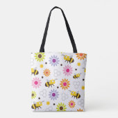 Tote Bag Abeille & Fleurs (Dos)