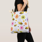 Tote Bag Abeille & Fleurs (De près)