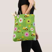Tote Bag Abeille & Fleurs (De près)