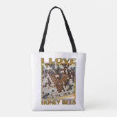 Tote Bag Abeille Fourre-tout de miel (Dos)