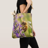 Tote Bag Abeille sur lavande (De près)