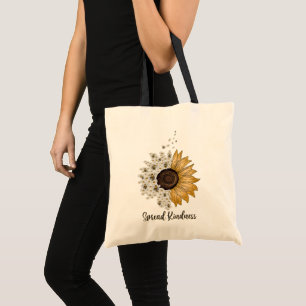 Tote Bag Abeille vintage Et Tournesol