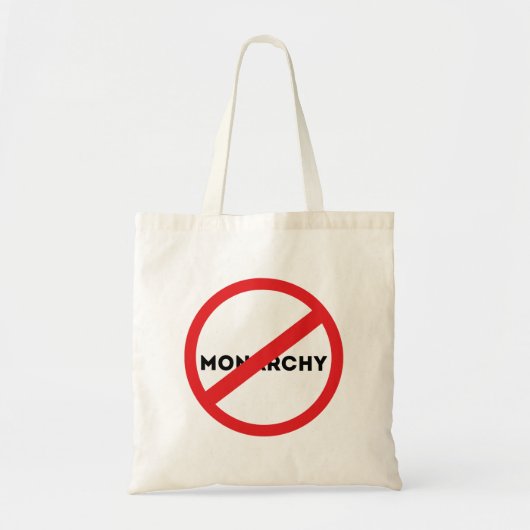 Tote Bag Abolir la monarchie (Devant)
