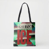 Tote Bag Abolish ICE Minimalist Protest Typography Design (Devant)
