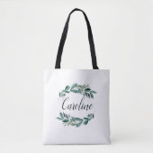 Tote Bag Abondant Foliage Personnalisé (Devant)