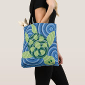 Tote Bag Aboriginal turtle (De près)