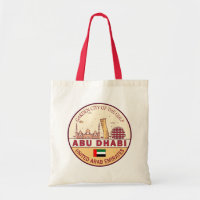Abou Dhabi Émirats arabes unis Emblem Skyline