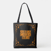 Tote Bag Abracadabra Word magique Fourre-tout (Dos)