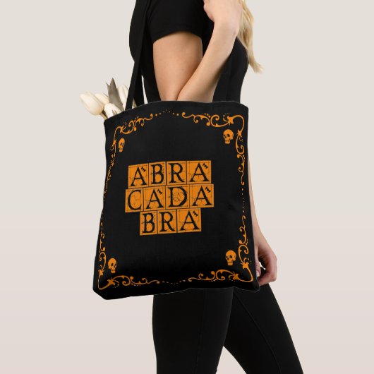 Tote Bag Abracadabra Word magique Fourre-tout (De près)