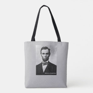 Tote Bag Abraham Lincoln - Avec Malice Vers Aucun