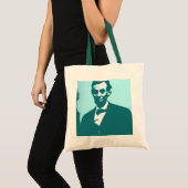 Tote Bag Abraham Lincoln Pop Art (Devant (produit))