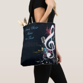 Tote Bag Abrégé sur musical note de fissure (De près)