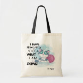 Tote Bag Absolument Aucune Idée Ce Que Je Fais (Devant)